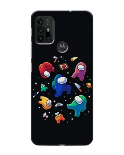Чехол для Motorola MOTO G30 с картинкой «Among Us космос»
