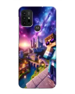 Чохол для Motorola MOTO G30 з картинкою «Стів та космос»