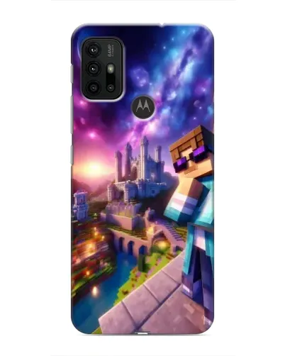 Чехол для Motorola MOTO G30 с картинкой «Стив и космос» Чехол для Motorola MOTO G30 с картинкой «Стив и космос»