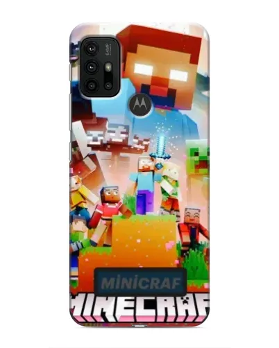 Чехол для Motorola MOTO G30 с картинкой «Minecraft герои игры» Чехол для Motorola MOTO G30 с картинкой «Minecraft герои игры»