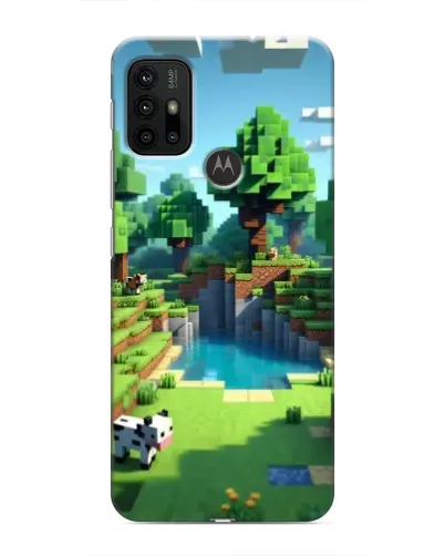 Чехол для Motorola MOTO G30 с картинкой «Minecraft летний день» Чехол для Motorola MOTO G30 с картинкой «Minecraft летний день»