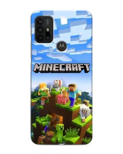 Чехол для Motorola MOTO G30 с картинкой «Minecraft классический мир» Чехол для Motorola MOTO G30 с картинкой «Minecraft классический мир»