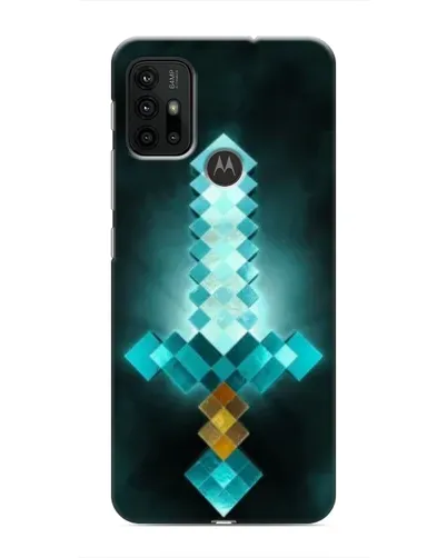 Чехол для Motorola MOTO G30 с картинкой «Алмазный меч неон» Чехол для Motorola MOTO G30 с картинкой «Алмазный меч неон»