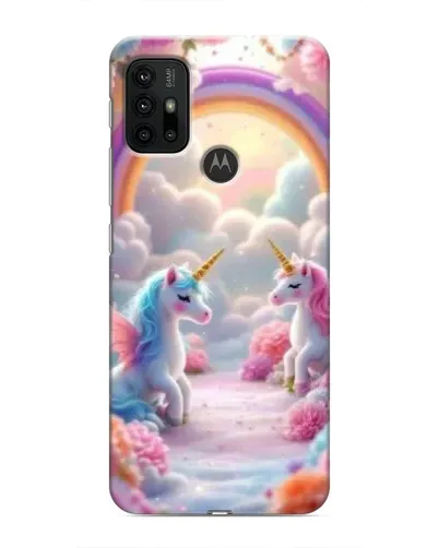 Чохол для Motorola MOTO G30 з картинкою «Веселка і єдинороги» Чохол для Motorola MOTO G30 з картинкою «Веселка і єдинороги»