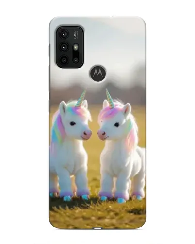 Чохол для Motorola MOTO G30 з картинкою «Пара єдинорогів» Чохол для Motorola MOTO G30 з картинкою «Пара єдинорогів»