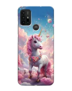 Чохол для Motorola MOTO G30 з картинкою «Єдиноріг серед хмар»
