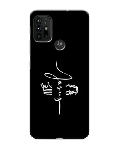 Чехол для Motorola MOTO G30 с картинкой «Король Славы Jesus»