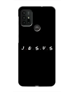 Чехол для Motorola MOTO G30 с картинкой «Точки веры J.E.S.U.S.»