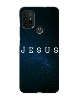 Чехол для Motorola MOTO G30 с картинкой «Звездное небо Jesus»