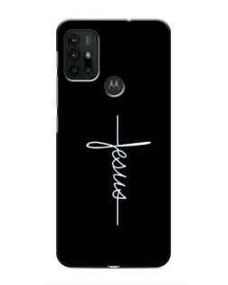 Чехол для Motorola MOTO G30 с картинкой «Тонкая линия веры»