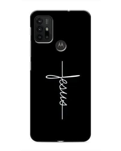 Чехол для Motorola MOTO G30 с картинкой «Тонкая линия веры»