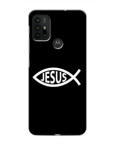 Чехол для Motorola MOTO G30 с картинкой «Классический Jesus»