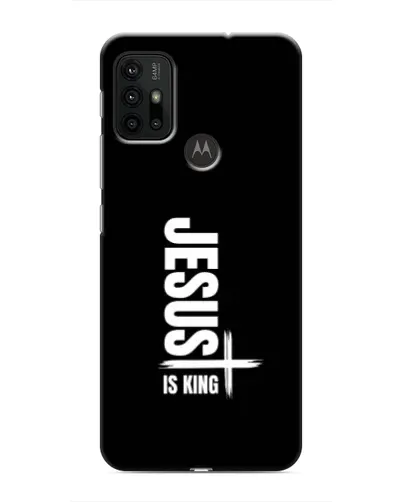 Чехол для Motorola MOTO G30 с картинкой «Вертикаль веры Jesus»