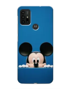 Чохол для Motorola MOTO G30 з картинкою «Міккі виглядає»