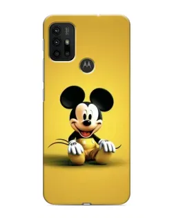 Чохол для Motorola MOTO G30 з картинкою «Міккі на жовтому»