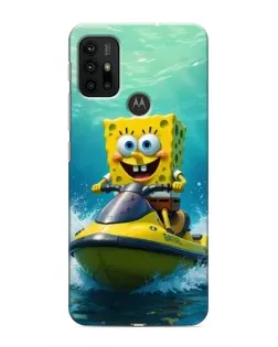 Чохол для Motorola MOTO G30 з картинкою «Спанч Боб на гідроциклі» Чохол для Motorola MOTO G30 з картинкою «Спанч Боб на гідроциклі»