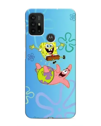 Чехол для Motorola MOTO G30 с картинкой «Спанч Боб и Патрик» Чехол для Motorola MOTO G30 с картинкой «Спанч Боб и Патрик»