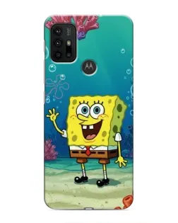 Чехол для Motorola MOTO G30 с картинкой «Подводный привет»