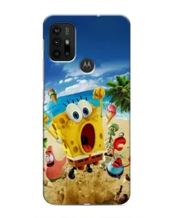 Чехол для Motorola MOTO G30 с картинкой «Развлечения на пляже»