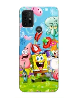Чохол для Motorola MOTO G30 з картинкою «Губка Боб та друзі» Чохол для Motorola MOTO G30 з картинкою «Губка Боб та друзі»