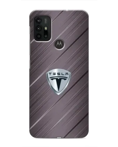 Чехол для Motorola MOTO G30 с картинкой «Металлическая текстура Tesla» Чехол для Motorola MOTO G30 с картинкой «Металлическая текстура Tesla»