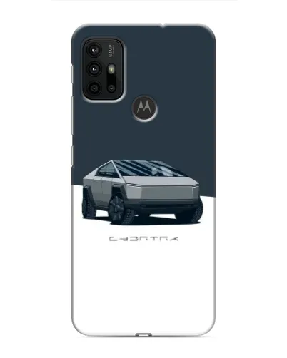 Чехол для Motorola MOTO G30 с картинкой «Серебристый Cybertruck Tesla» Чехол для Motorola MOTO G30 с картинкой «Серебристый Cybertruck Tesla»