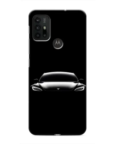 Чехол для Motorola MOTO G30 с картинкой «Фары Tesla Night» Чехол для Motorola MOTO G30 с картинкой «Фары Tesla Night»