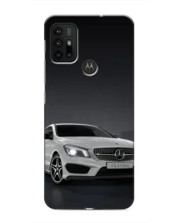 Чехол для Motorola MOTO G30 с картинкой «Mercedes AMG GT Silver»