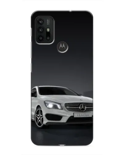 Чехол для Motorola MOTO G30 с картинкой «Mercedes AMG GT Silver»