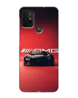 Чехол для Motorola MOTO G30 с картинкой «Mercedes AMG — красная линия»