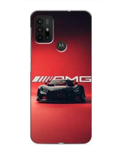 Чехол для Motorola MOTO G30 с картинкой «Mercedes AMG — красная линия»