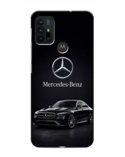 Чехол для Motorola MOTO G30 с картинкой «Mercedes — решетка радиатора»