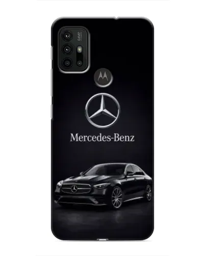 Чехол для Motorola MOTO G30 с картинкой «Mercedes — решетка радиатора»