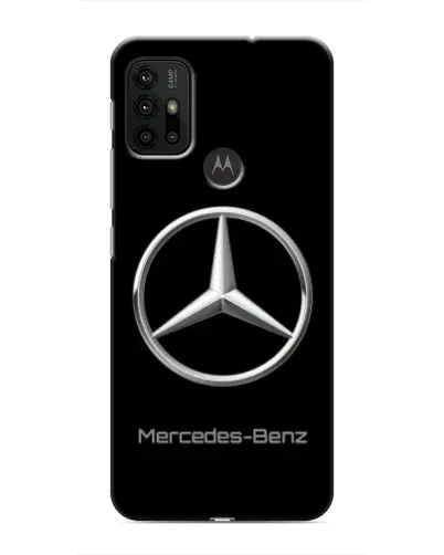Чехол для Motorola MOTO G30 с картинкой «Mercedes Silver Logo»