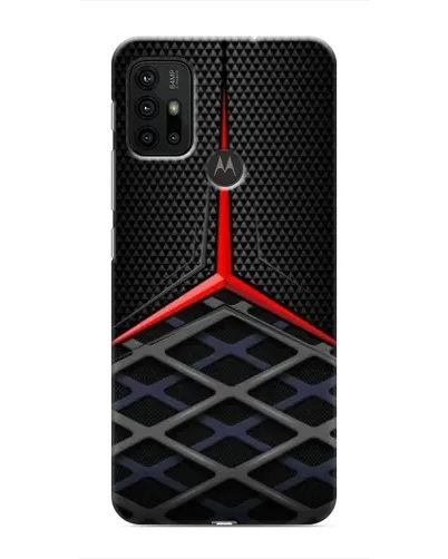 Чехол для Motorola MOTO G30 с картинкой «Mercedes Carbon Grid»