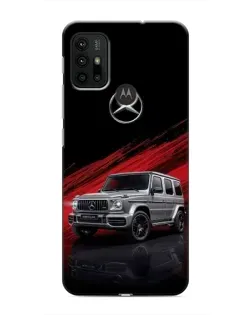 Чехол для Motorola MOTO G30 с картинкой «Mercedes G-Class красный»