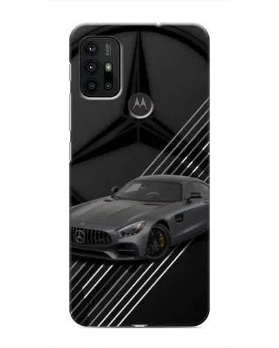 Чехол для Motorola MOTO G30 с картинкой «Mercedes AMG — графика»