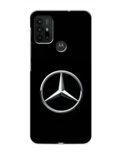 Чехол для Motorola MOTO G30 с картинкой «Mercedes классический лого»
