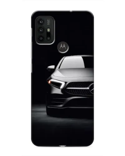 Чехол для Motorola MOTO G30 с картинкой «Свет фар Mercedes»