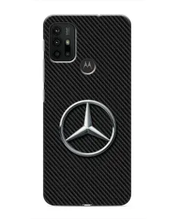 Чохол для Motorola MOTO G30 з картинкою «Карбоновий Mercedes стиль»