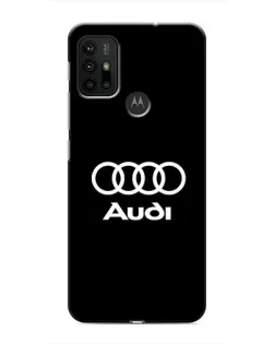 Чехол для Motorola MOTO G30 с картинкой «Классическое лого Audi»