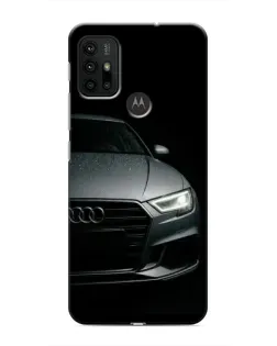 Чехол для Motorola MOTO G30 с картинкой «Audi — детализация кузова»