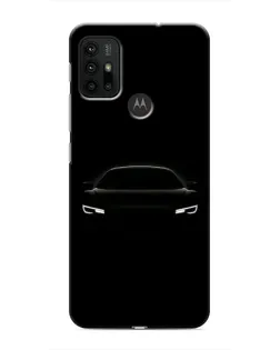 Чехол для Motorola MOTO G30 с картинкой «Взгляд Audi в темноте»
