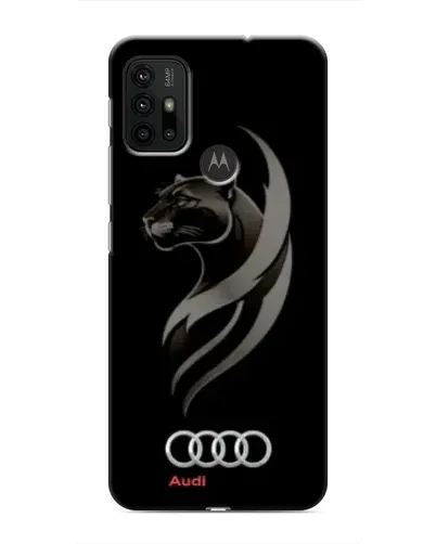 Чехол для Motorola MOTO G30 с картинкой «Графика — пантера и Audi» Чехол для Motorola MOTO G30 с картинкой «Графика — пантера и Audi»