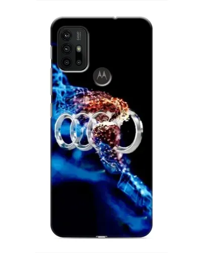 Чехол для Motorola MOTO G30 с картинкой «Энергия лого Audi» Чехол для Motorola MOTO G30 с картинкой «Энергия лого Audi»
