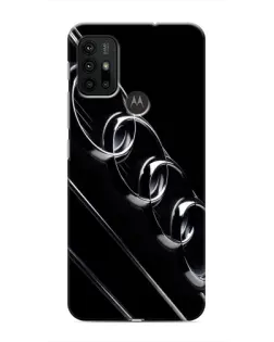Чехол для Motorola MOTO G30 с картинкой «Audi — абстрактные кольца»