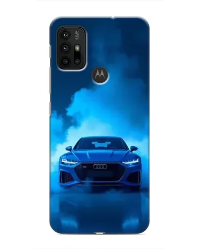 Чехол для Motorola MOTO G30 с картинкой «Audi — голубая энергия» Чехол для Motorola MOTO G30 с картинкой «Audi — голубая энергия»
