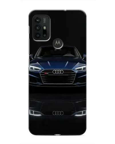Чехол для Motorola MOTO G30 с картинкой «Audi — ночное отражение» Чехол для Motorola MOTO G30 с картинкой «Audi — ночное отражение»