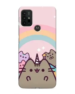 Чохол для Motorola MOTO G30 з картинкою «Єдиноріг Pusheen»