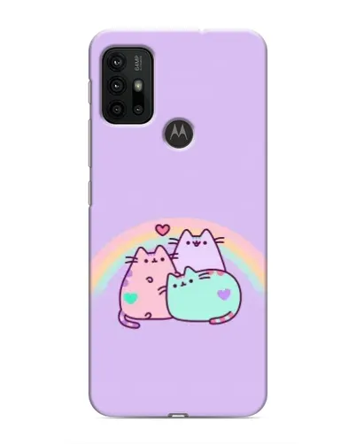 Чехол для Motorola MOTO G30 с картинкой «Радужные Пушины» Чехол для Motorola MOTO G30 с картинкой «Радужные Пушины»